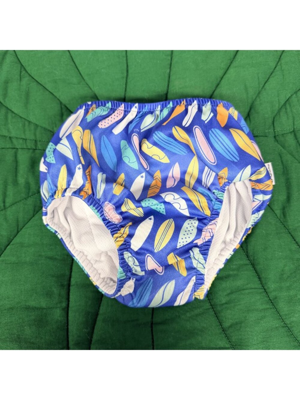 Green Sprouts Toddler 3T Surfboard Print Swim Diaper Reusable